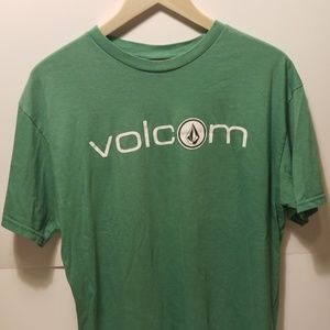 Volcom Shirt Size Large Green